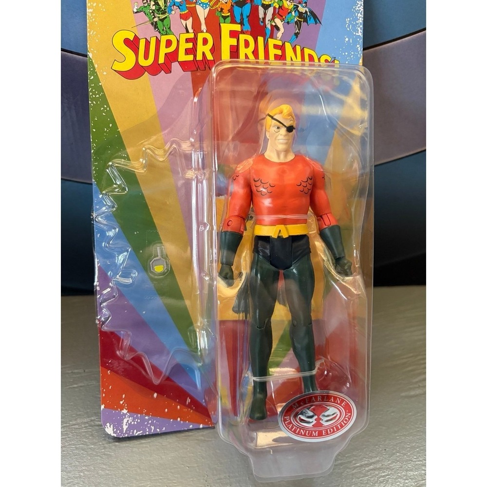 McFarlane DC Super Friends - Evil Aquaman (Red Platinum) (Wave 15)